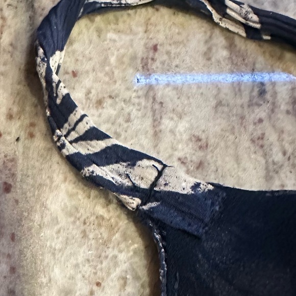 Floral Navy Blue Dress Madewell - Picture 4 of 6